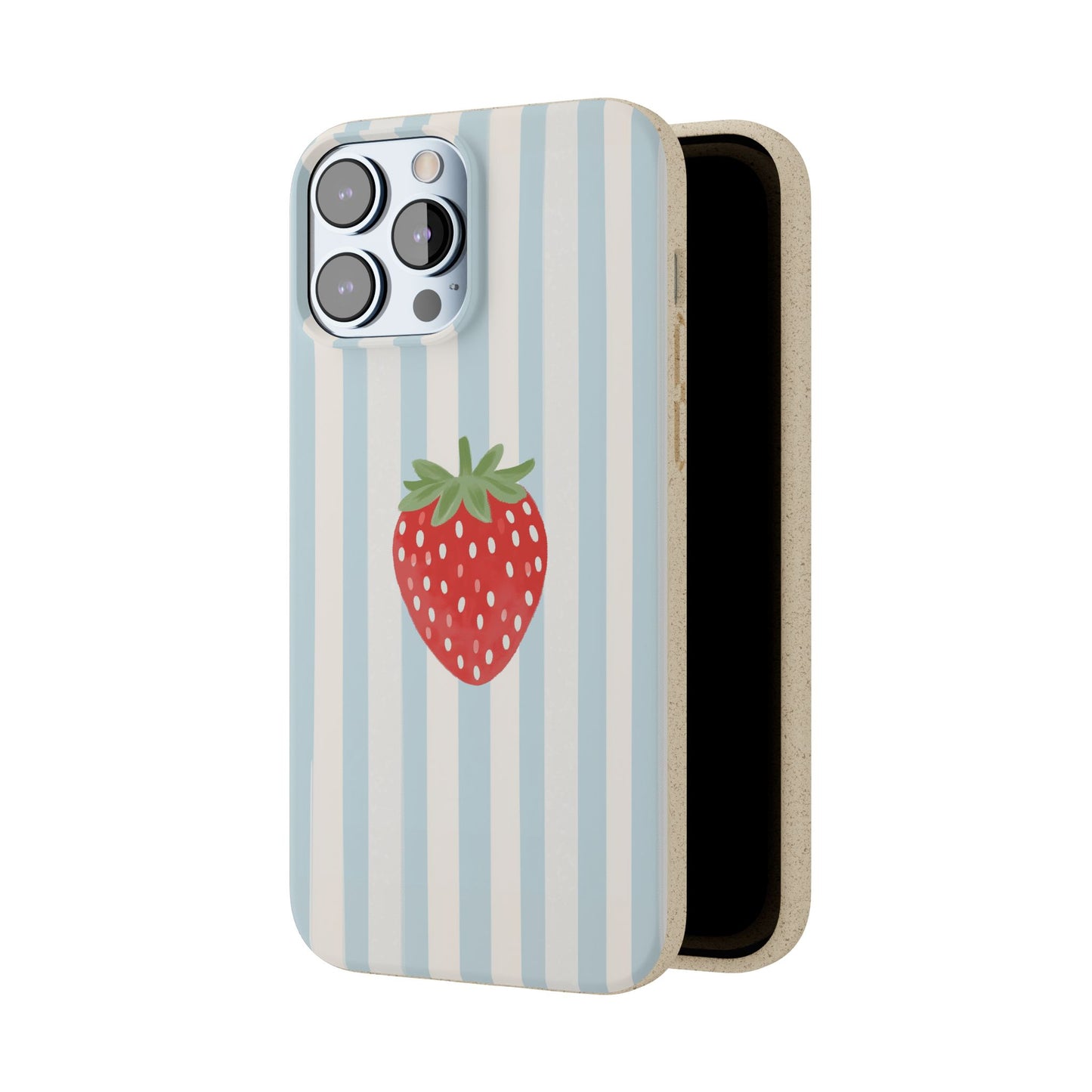 Strawberry Stripe iPhone Case