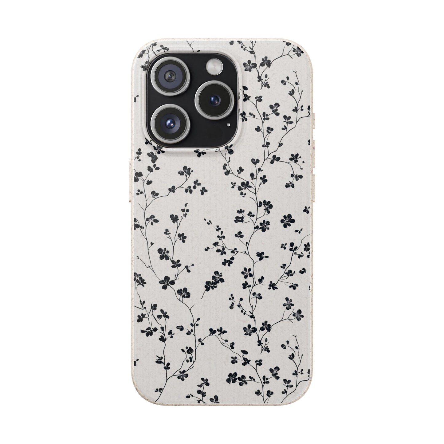 Black Blossoms iPhone Case