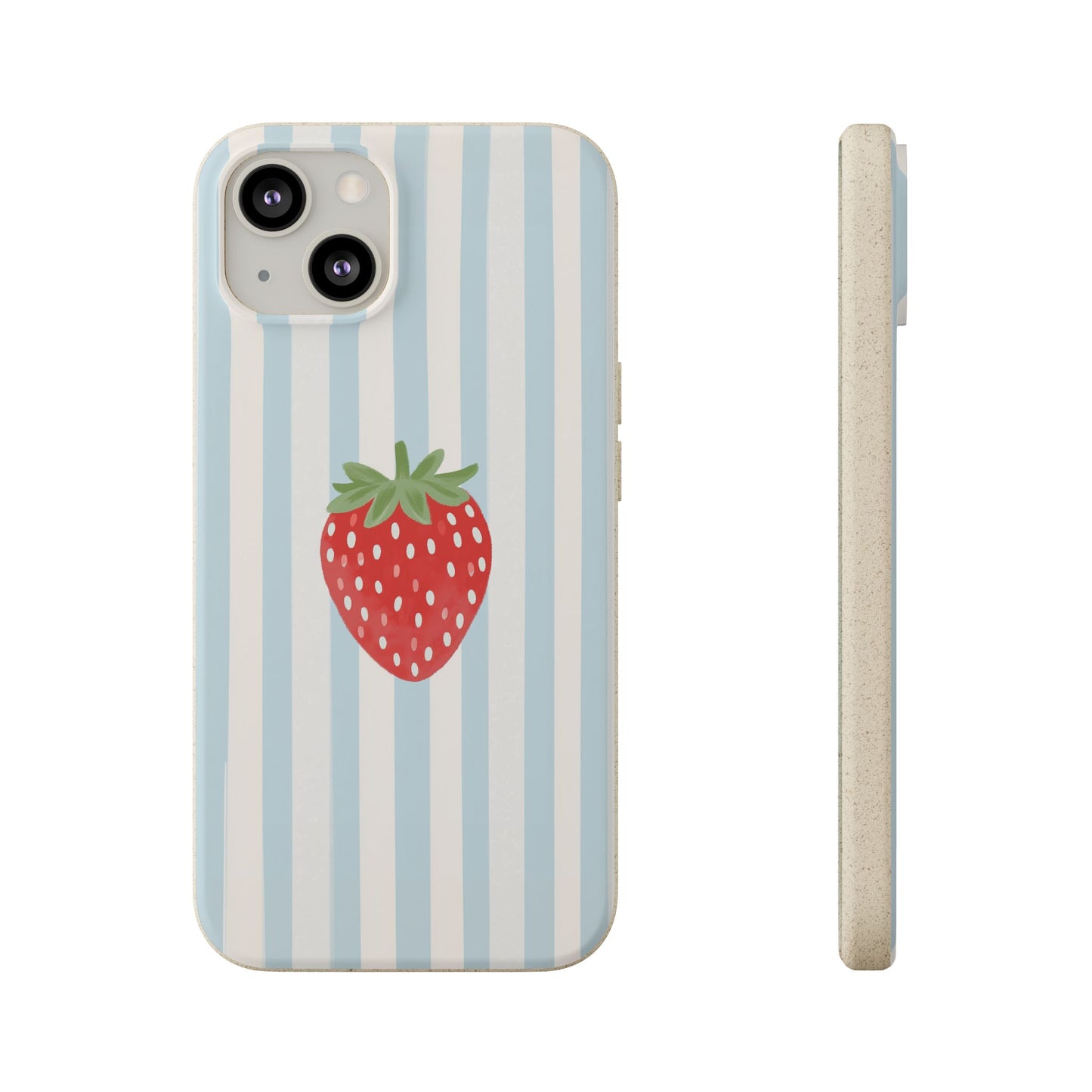 Strawberry Stripe iPhone Case