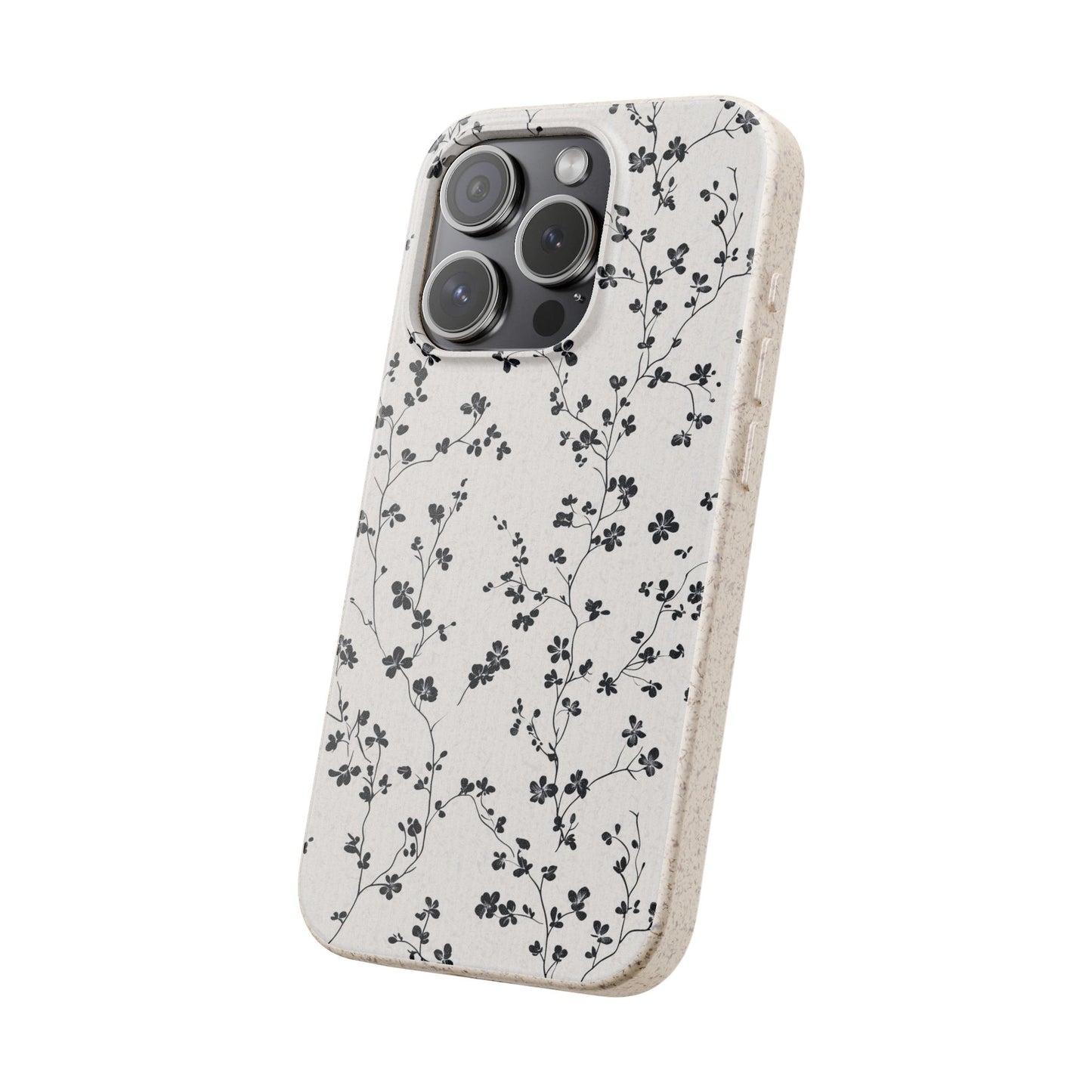 Black Blossoms iPhone Case