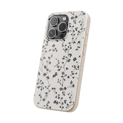 Black Blossoms iPhone Case