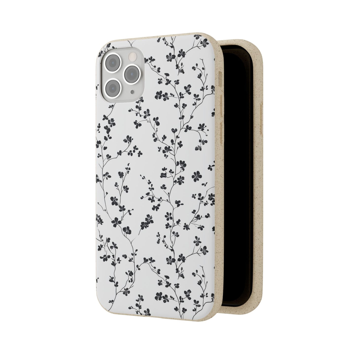 Black Blossoms iPhone Case