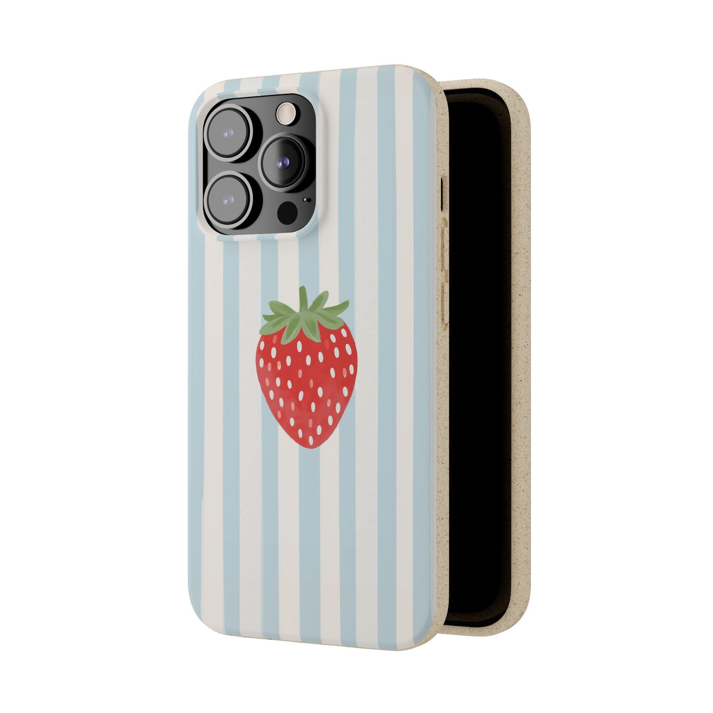 Strawberry Stripe iPhone Case
