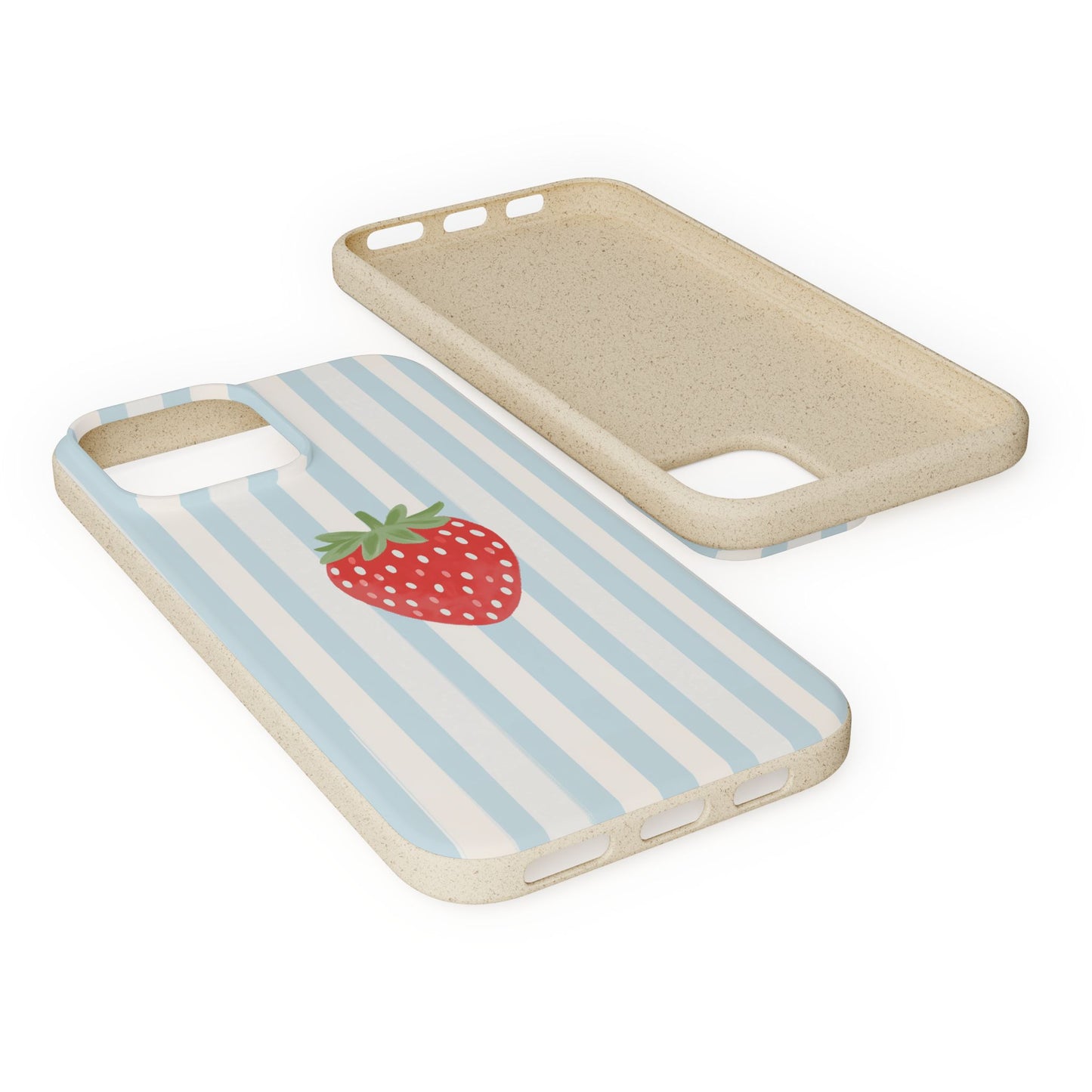 Strawberry Stripe iPhone Case