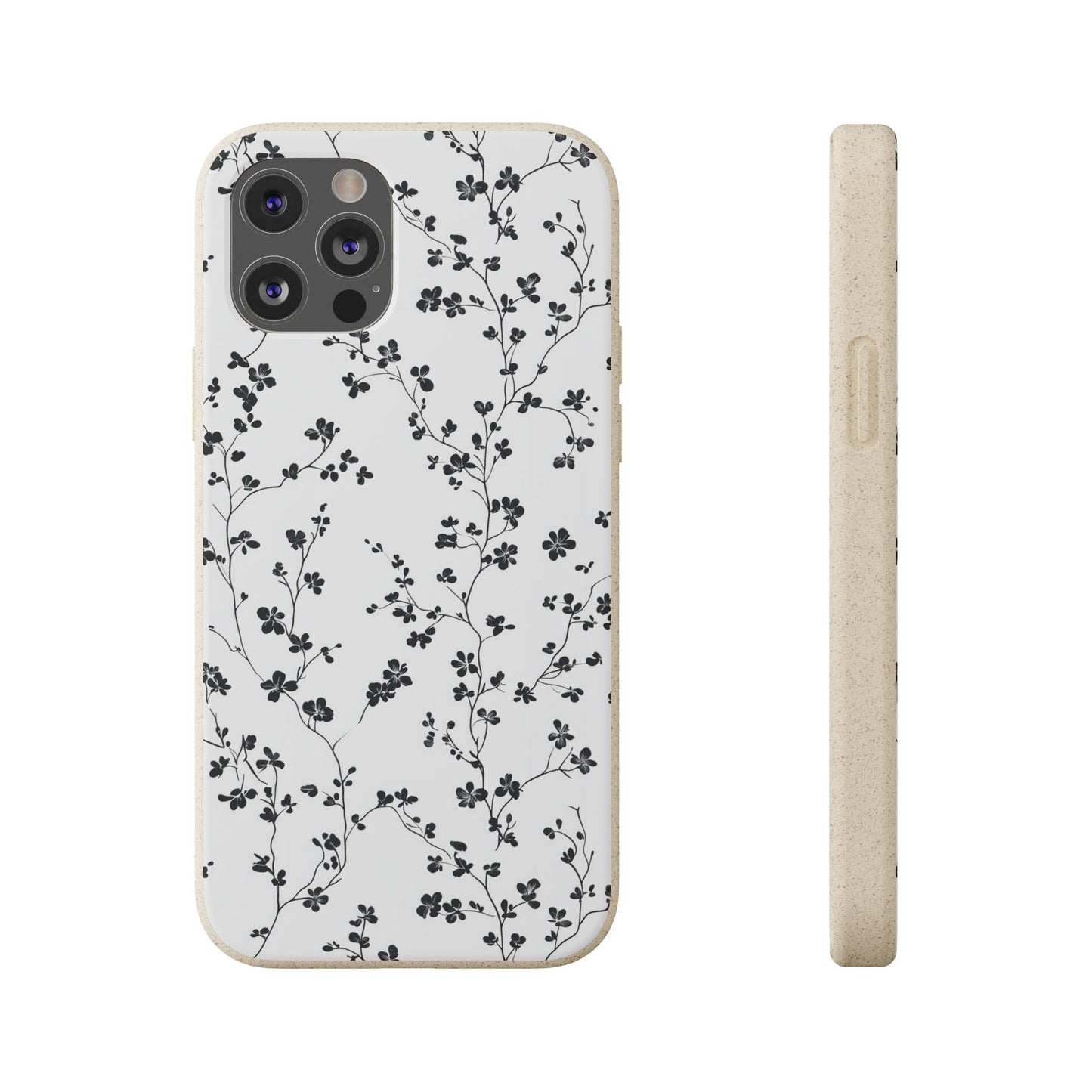 Black Blossoms iPhone Case