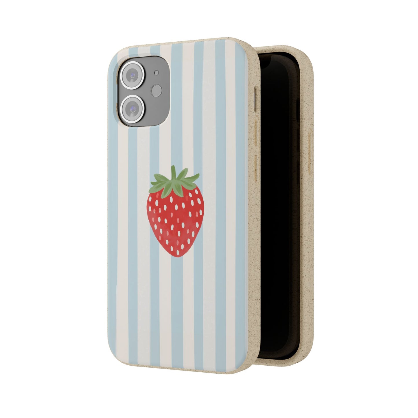 Strawberry Stripe iPhone Case