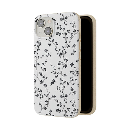 Black Blossoms iPhone Case