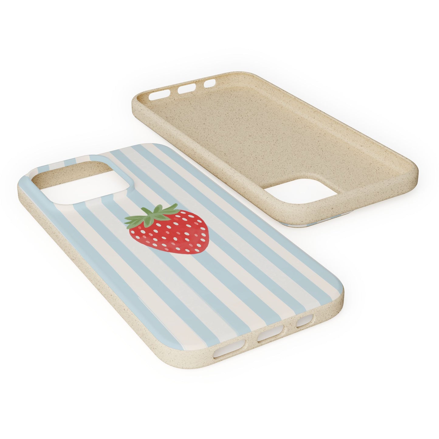 Strawberry Stripe iPhone Case
