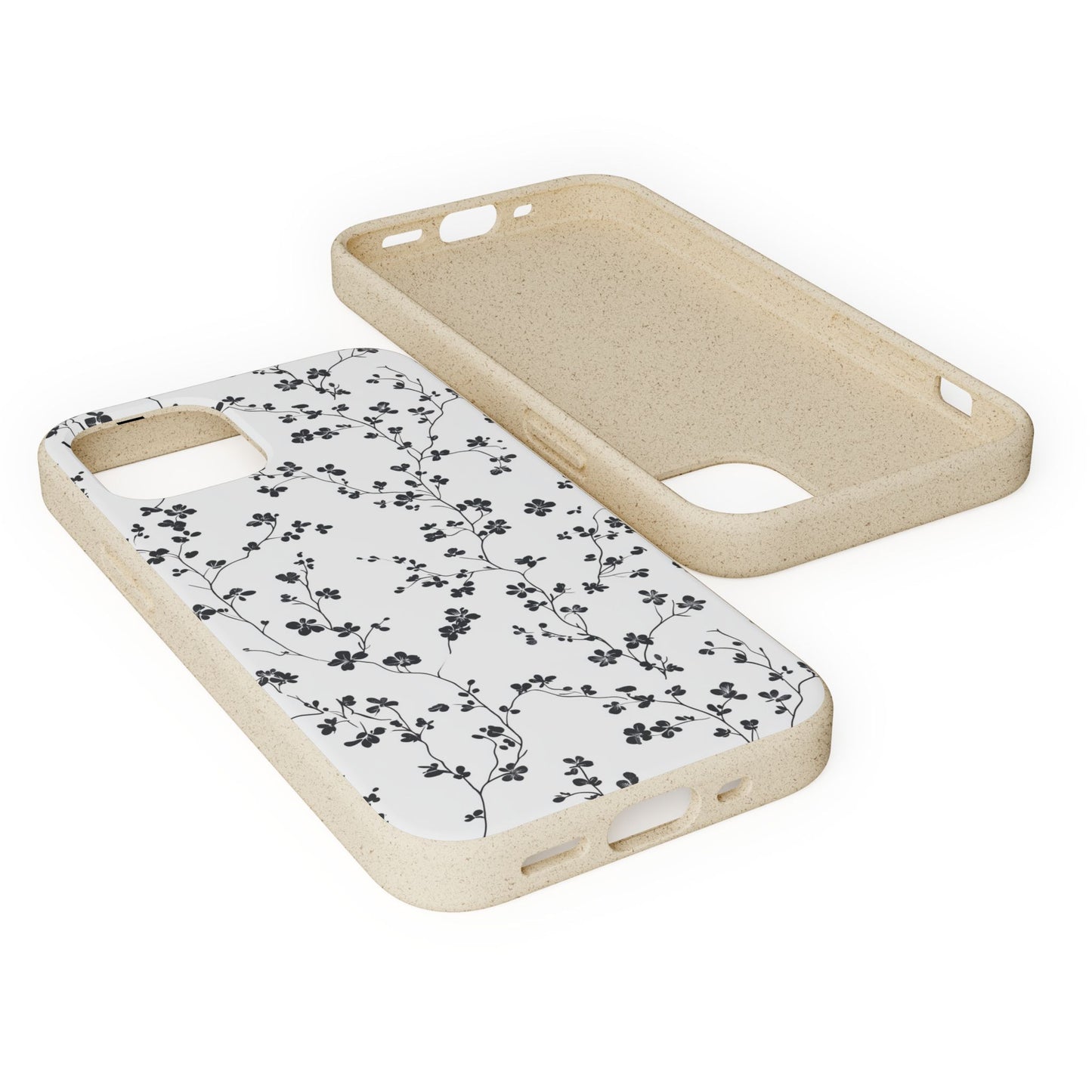 Black Blossoms iPhone Case