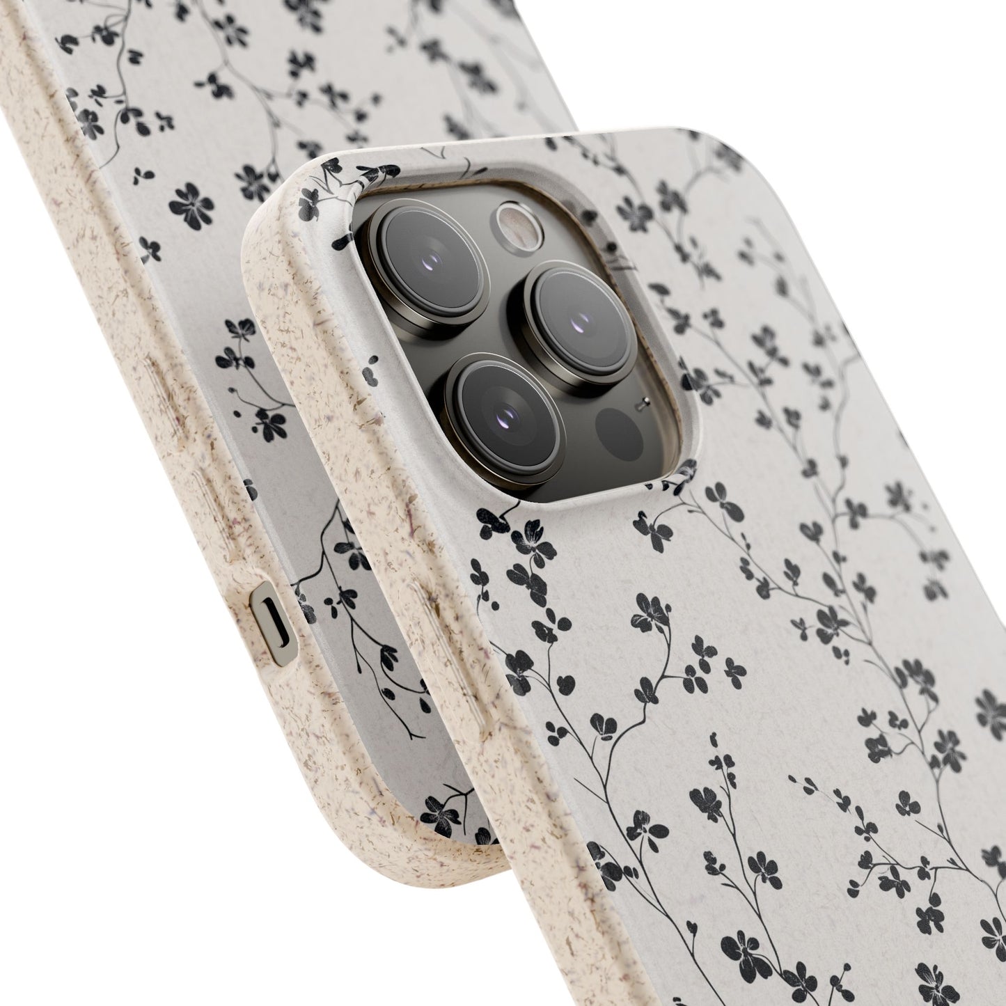 Black Blossoms iPhone Case
