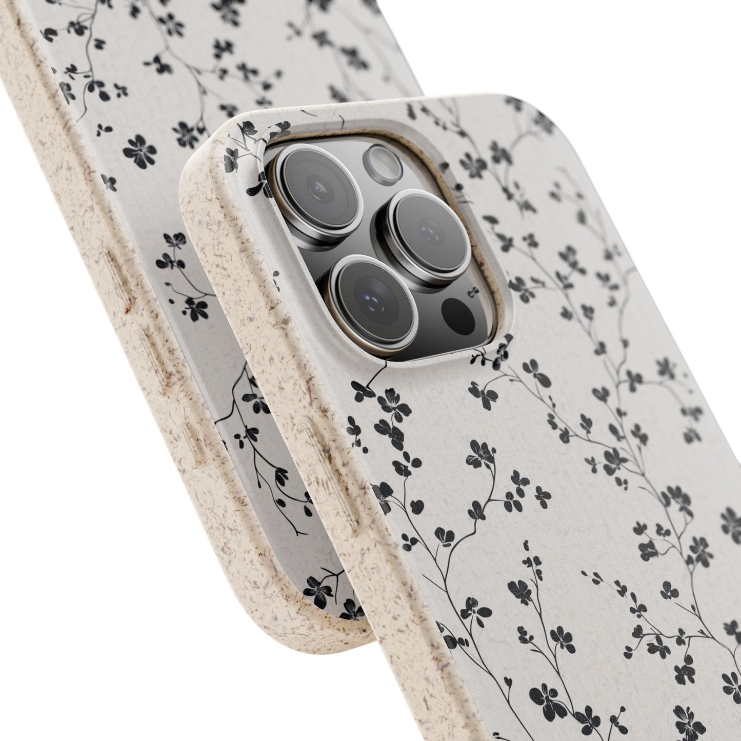 Black Blossoms iPhone Case