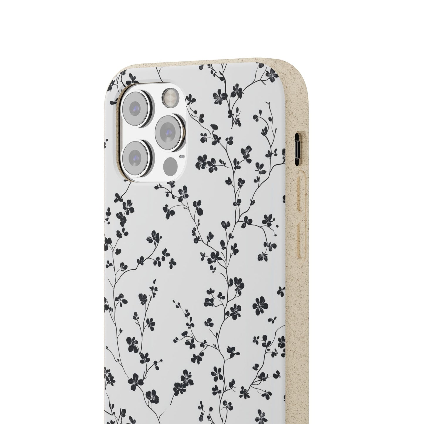 Black Blossoms iPhone Case