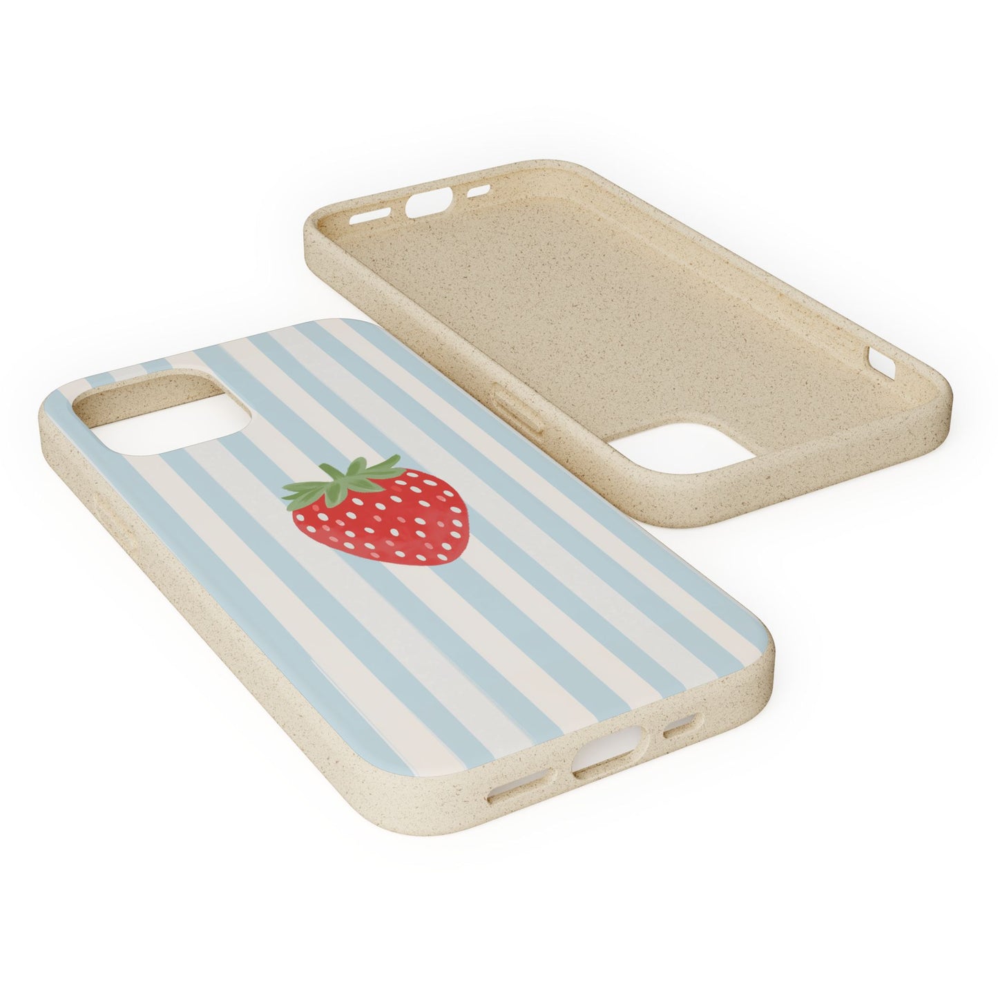 Strawberry Stripe iPhone Case