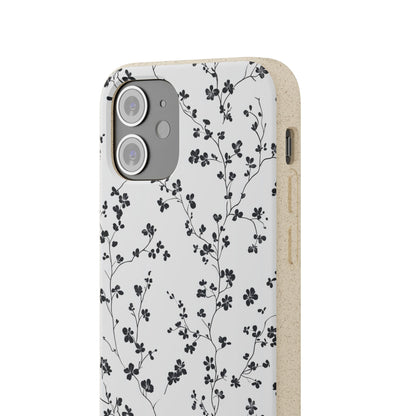 Black Blossoms iPhone Case