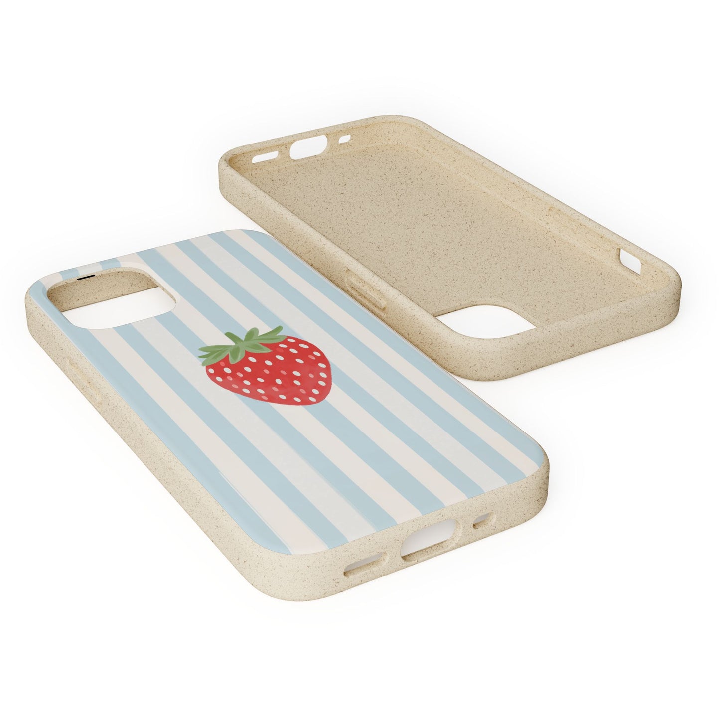 Strawberry Stripe iPhone Case