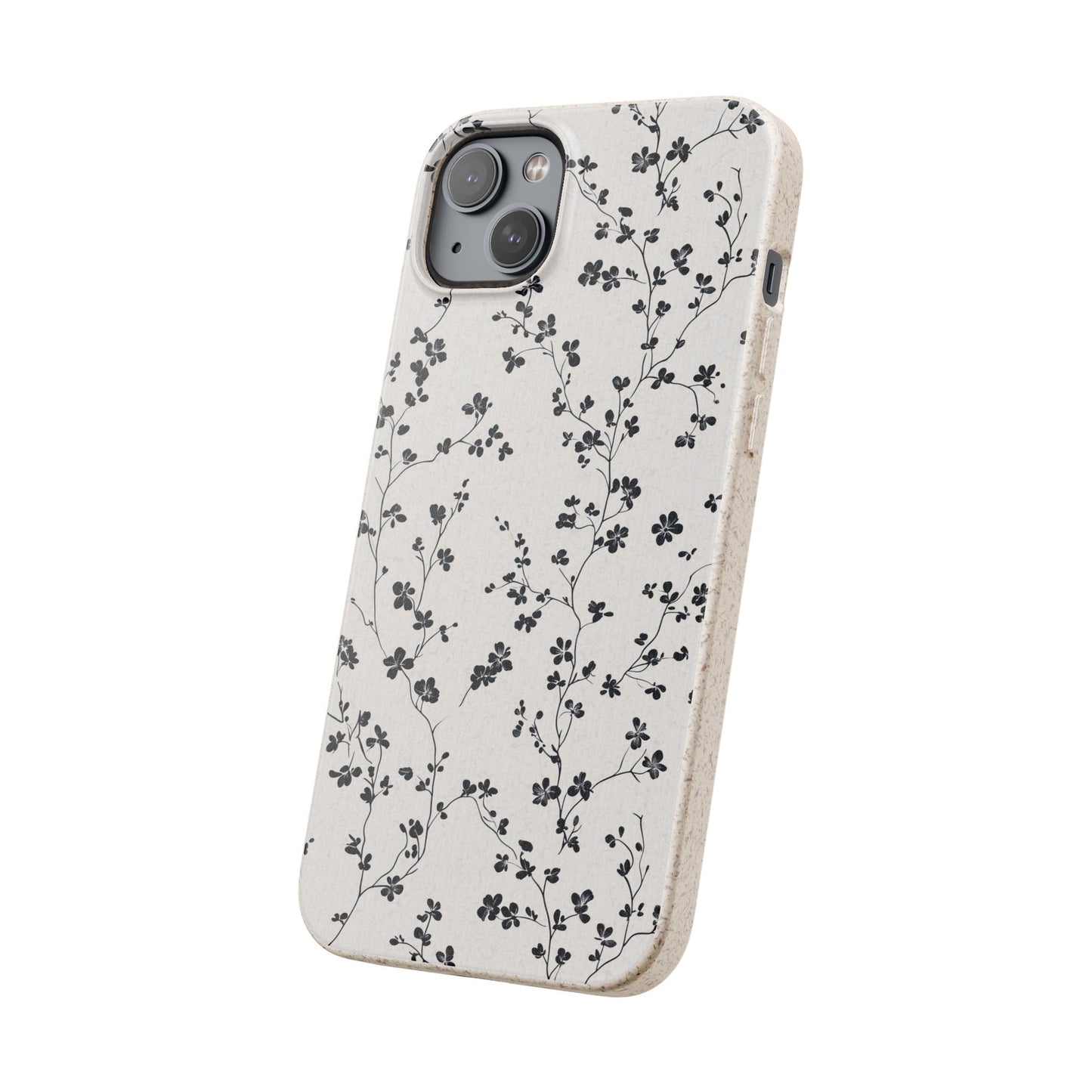Black Blossoms iPhone Case