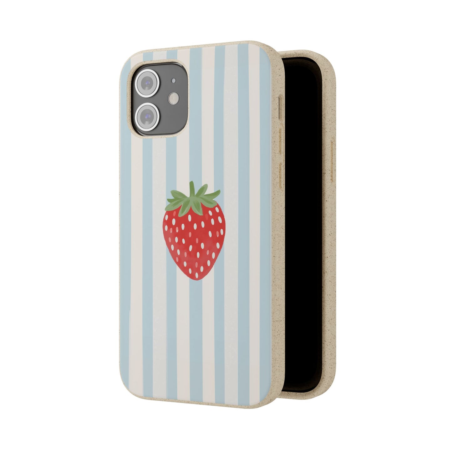 Strawberry Stripe iPhone Case