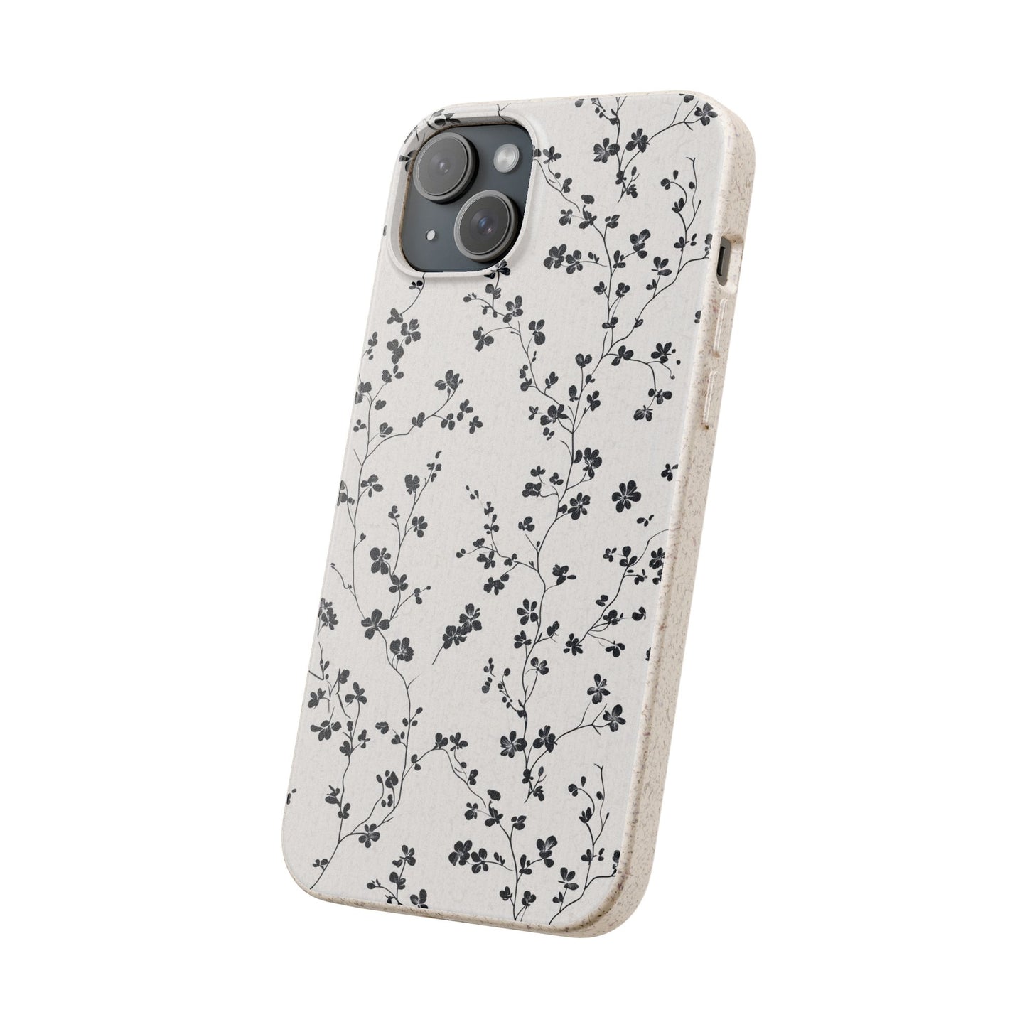 Black Blossoms iPhone Case