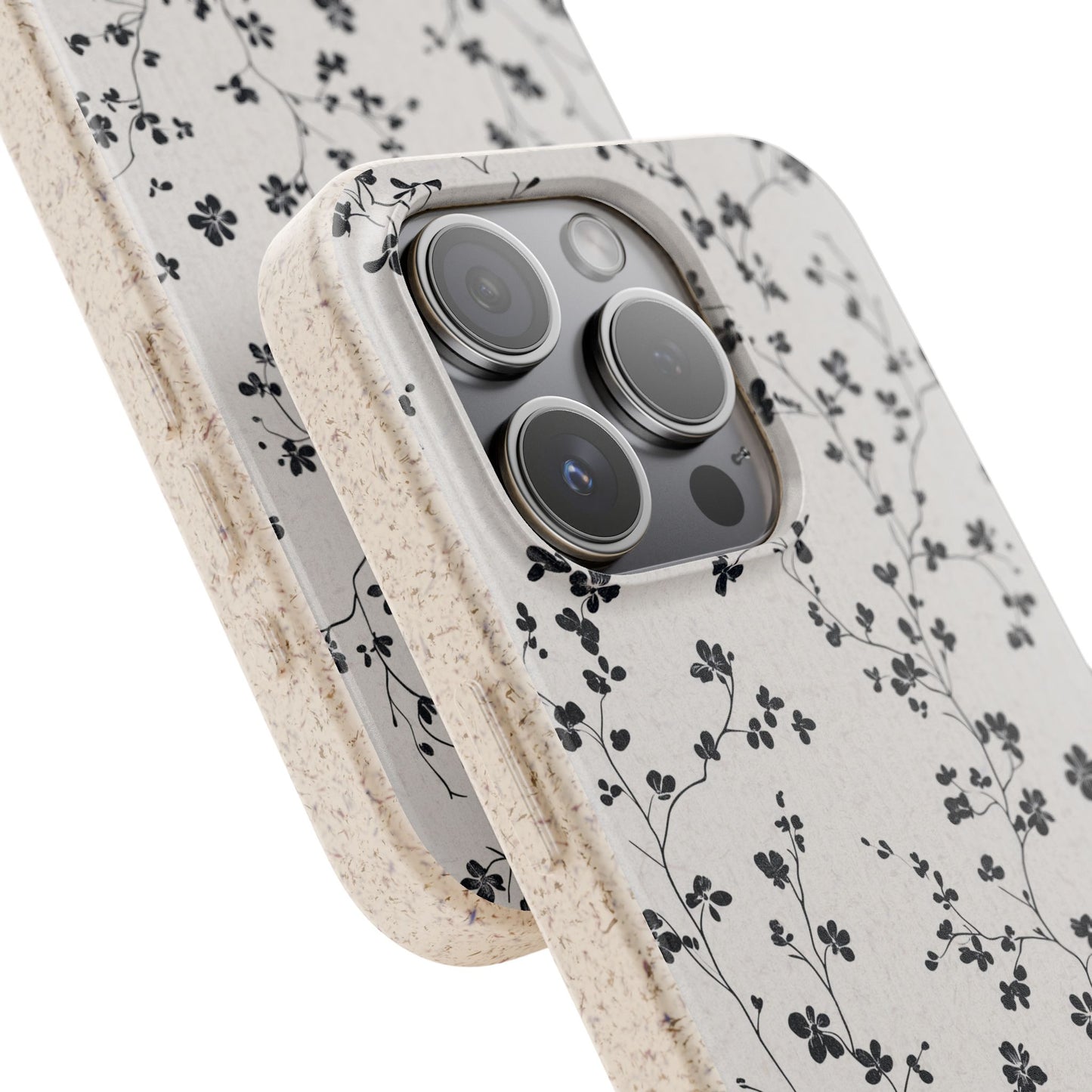 Black Blossoms iPhone Case