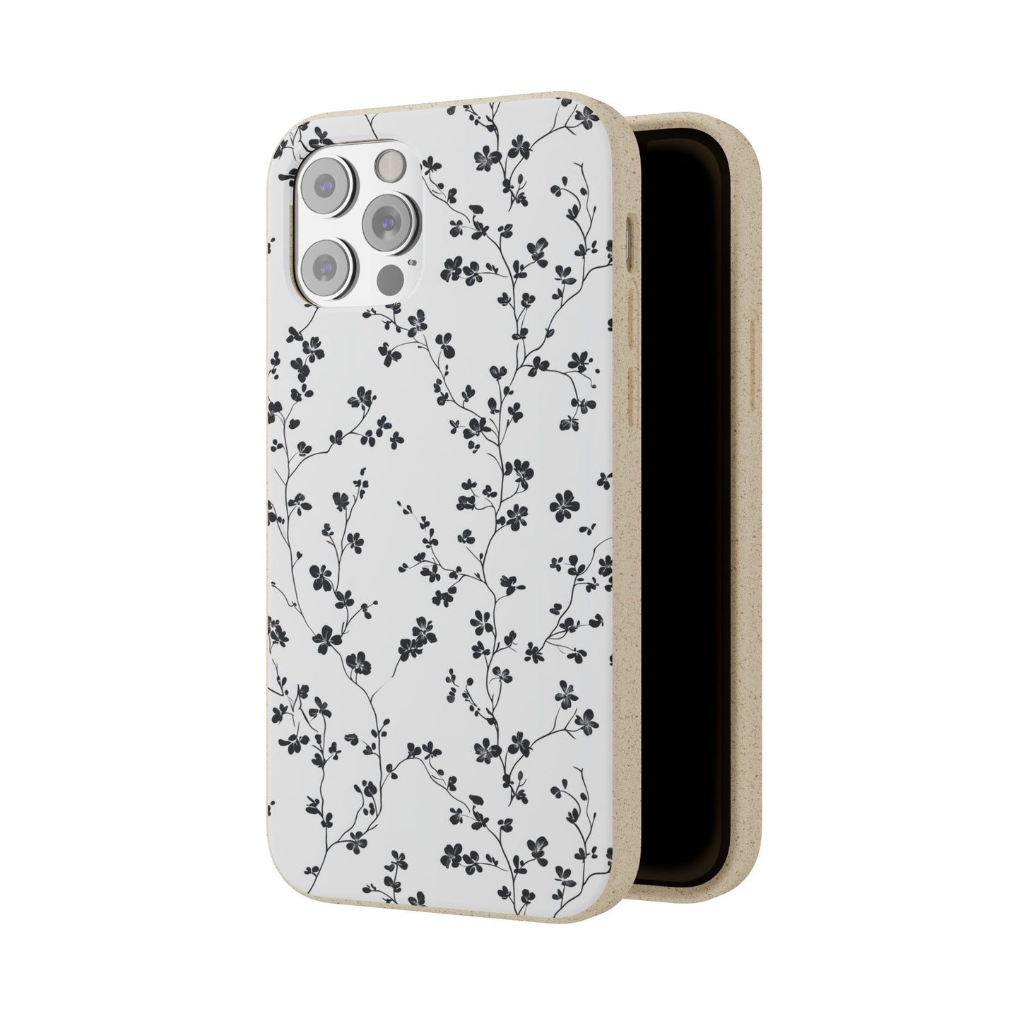 Black Blossoms iPhone Case