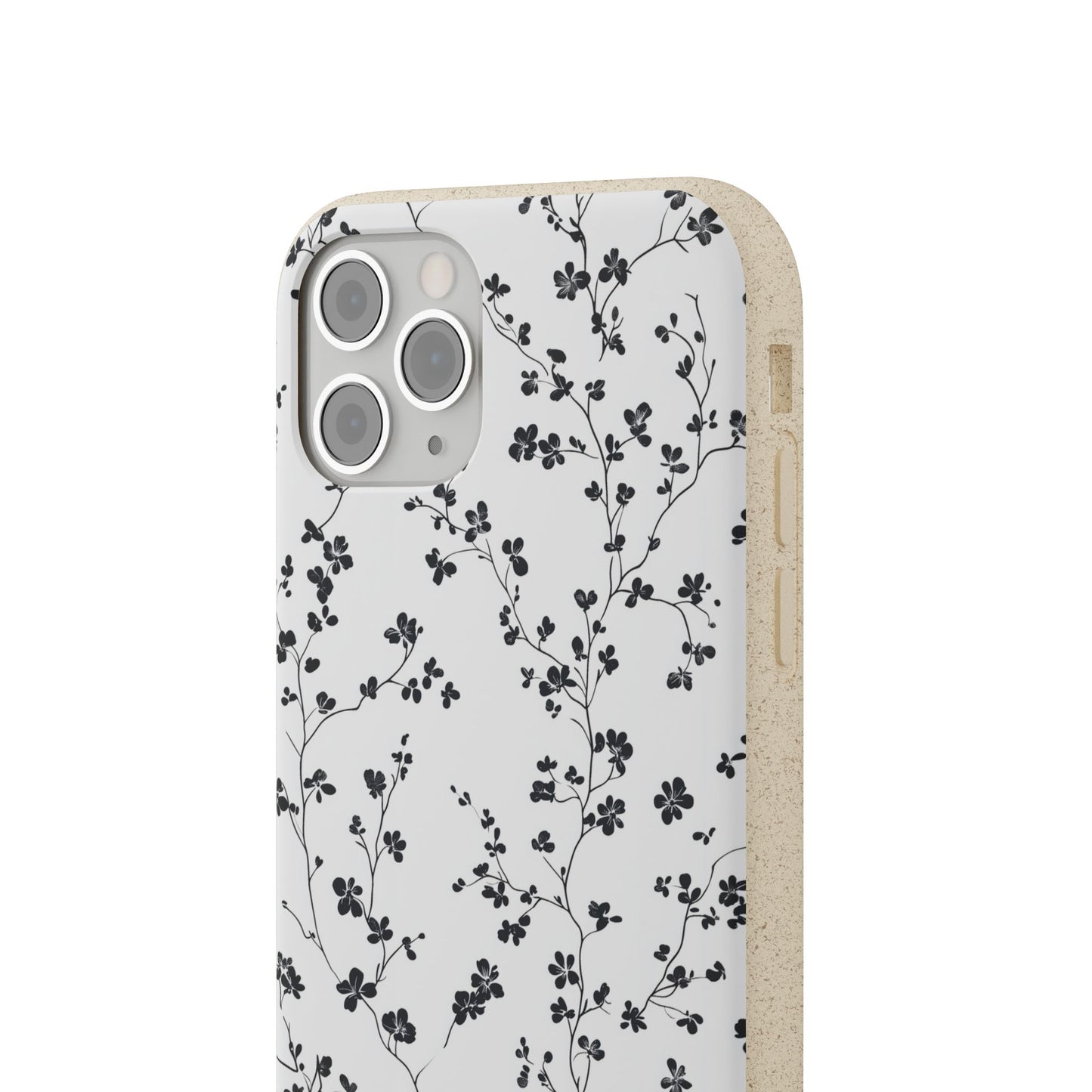 Black Blossoms iPhone Case