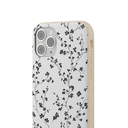 Black Blossoms iPhone Case