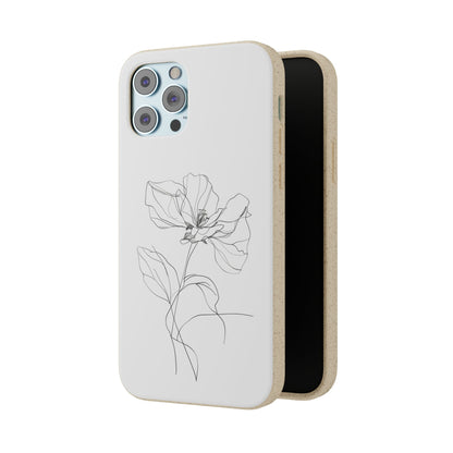 Minimalist Flower iPhone Case